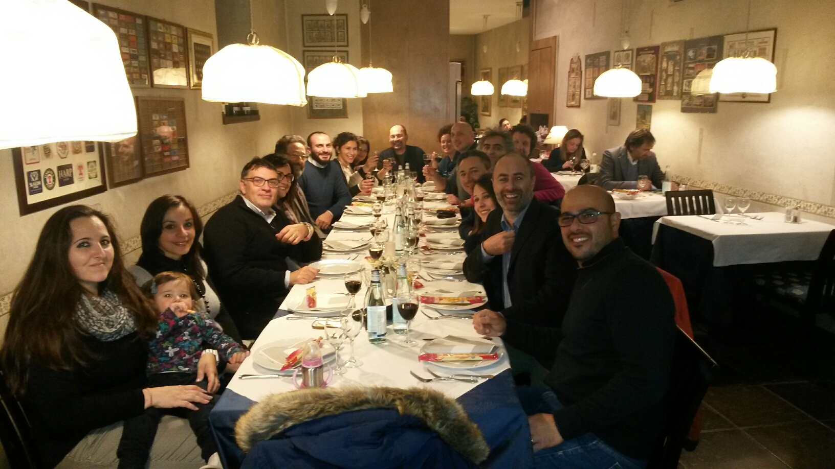 Social Dinner of the MoVe-IT Kick-off Meeting at Restaurant Patelli, Trento, 15 Dec. 2016
